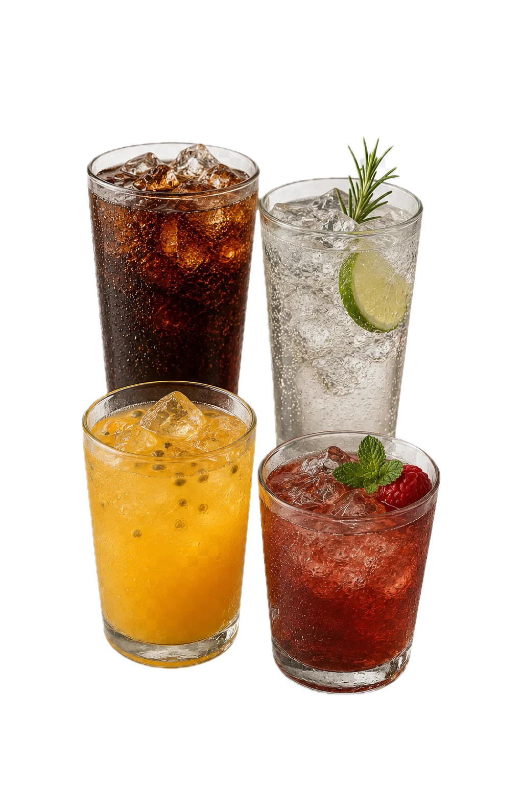 Softdrinks Auswahl