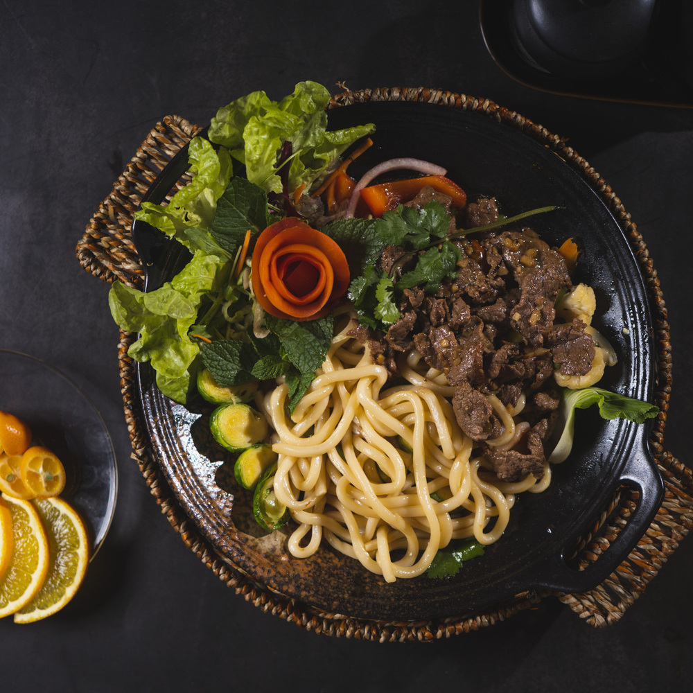 Gebratene Udon-Nudeln